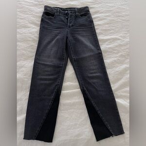 Joe’s Women Debbie High Rise Straight Crop Jeans Gray SZ W24 CL2KBY5572